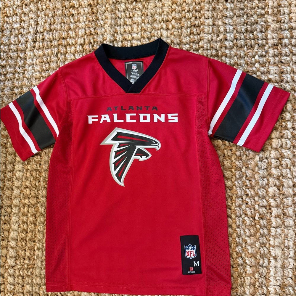 Atlanta Falcons Youth Red Replica Jersey Size Med (7-8) NWOT